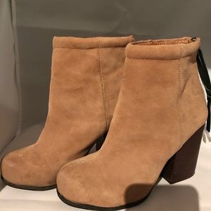 Jeffery Campbell Suede Rumble booties